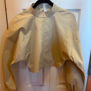 L'Academie Cream Crop Top